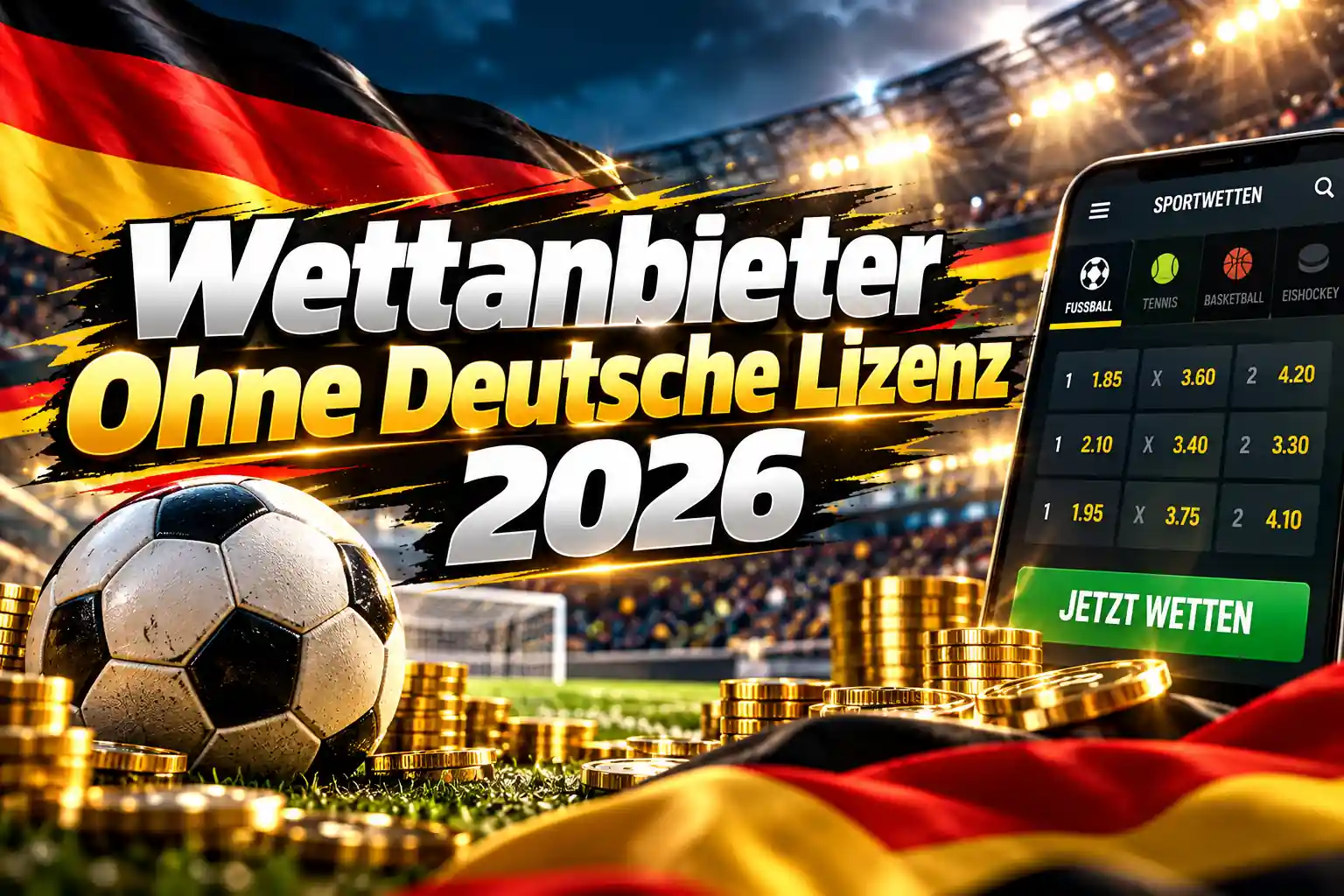 Wettanbieter ohne deutsche Lizenz 2026 – Sportwetten-Anbieter im Vergleich